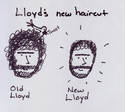 A masterful drawing capturing the very essence of Lloyd