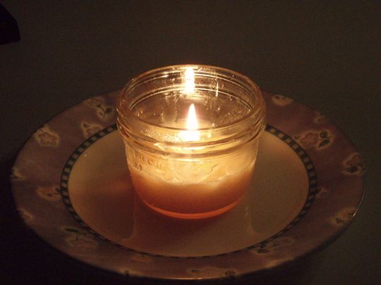 Ghee, your candle looks terrific.