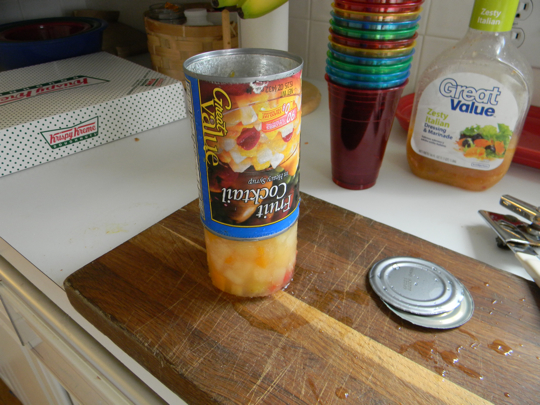Using the patented tomato paste method.